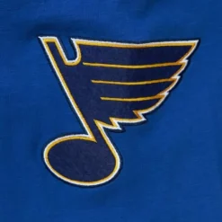 Men Mitchell & Ness Hoodies & Sweatshirts-Legendary Slub Long Sleeve Hoodie St. Louis Blues