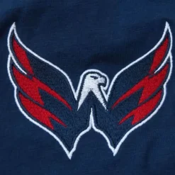 Men Mitchell & Ness Hoodies & Sweatshirts-Legendary Slub Long Sleeve Hoodie Washington Capitals
