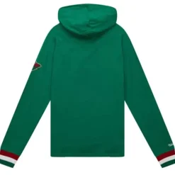 Men Mitchell & Ness Hoodies & Sweatshirts-Legendary Slub Long Sleeve Hoodie Minnesota Wild