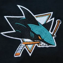Men Mitchell & Ness Hoodies & Sweatshirts-Legendary Slub Long Sleeve Hoodie San Jose Sharks