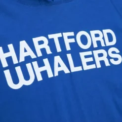 Men Mitchell & Ness Hoodies & Sweatshirts-Legendary Slub Long Sleeve Hoodie Hartford Whalers