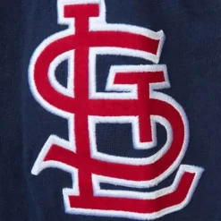 Men Mitchell & Ness T-Shirts & Tops-Legendary Slub Long Sleeve Hoodie St. Louis Cardinals