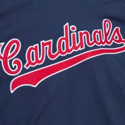 Men Mitchell & Ness T-Shirts & Tops-Legendary Slub Long Sleeve Hoodie St. Louis Cardinals