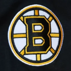 Men Mitchell & Ness Hoodies & Sweatshirts-Legendary Slub Long Sleeve Hoodie Boston Bruins