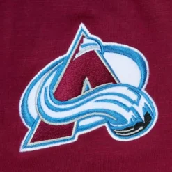 Men Mitchell & Ness Hoodies & Sweatshirts-Legendary Slub Long Sleeve Hoodie Colorado Avalanche