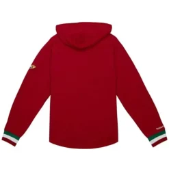 Men Mitchell & Ness T-Shirts & Tops-Legendary Slub Long Sleeve Hoodie Milwaukee Bucks