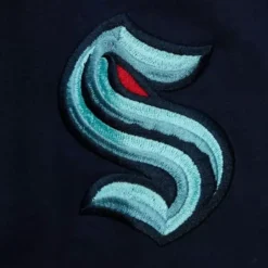 Men Mitchell & Ness Hoodies & Sweatshirts-Legendary Slub Long Sleeve Hoodie Seattle Kraken