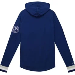 Men Mitchell & Ness Hoodies & Sweatshirts-Legendary Slub Long Sleeve Hoodie Tampa Bay Lightning