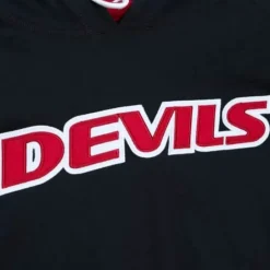 Men Mitchell & Ness Hoodies & Sweatshirts-Legendary Slub Long Sleeve Hoodie New Jersey Devils