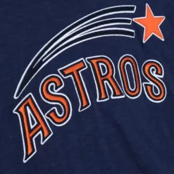 Men Mitchell & Ness T-Shirts & Tops-Legendary Slub Longsleeve Houston Astros