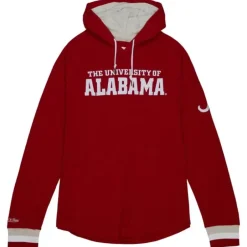 Men Mitchell & Ness Hoodies & Sweatshirts-Legendary Slub Ls Hoodie University Of Alabama