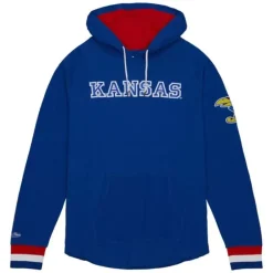 Men Mitchell & Ness Hoodies & Sweatshirts-Legendary Slub Ls Hoodie University Of Kansas