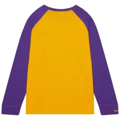 Men Mitchell & Ness T-Shirts & Tops-Legendary Slub Ls Tee Louisiana State University