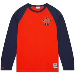 Men Mitchell & Ness T-Shirts & Tops-Legendary Slub Ls Tee Syracuse University