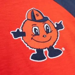 Men Mitchell & Ness T-Shirts & Tops-Legendary Slub Ls Tee Syracuse University