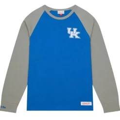 Men Mitchell & Ness T-Shirts & Tops-Legendary Slub Ls Tee University Of Kentucky