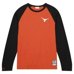 Men Mitchell & Ness T-Shirts & Tops-Legendary Slub Ls Tee University Of Texas At Austin