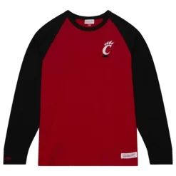 Men Mitchell & Ness T-Shirts & Tops-Legendary Slub Ls Tee University Of Cincinnati