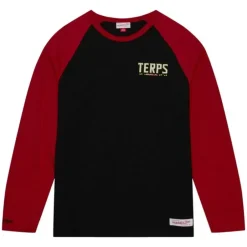 Men Mitchell & Ness T-Shirts & Tops-Legendary Slub Ls Tee University Of Maryland