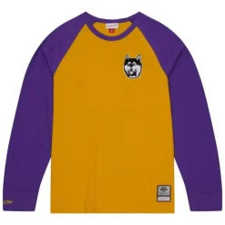 Men Mitchell & Ness T-Shirts & Tops-Legendary Slub Ls Tee University Of Washington