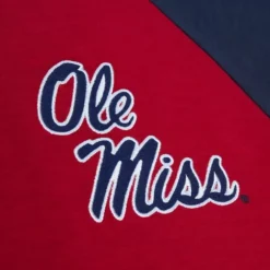 Men Mitchell & Ness T-Shirts & Tops-Legendary Slub Ls Tee University Of Mississippi