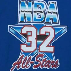Men Mitchell & Ness T-Shirts & Tops-Legendary Slub N&N S/S Tee All Star 1993 Shaquille O'Neal