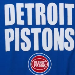 Men Mitchell & Ness T-Shirts & Tops-Legendary Slub S/S Tee Detroit Pistons