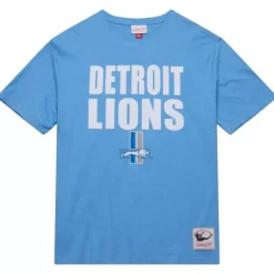 Men Mitchell & Ness T-Shirts & Tops-Legendary Slub S/S Tee Detroit Lions