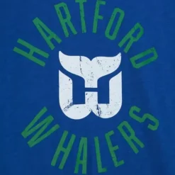Men Mitchell & Ness T-Shirts & Tops-Legendary Slub S/S Tee Hartford Whalers