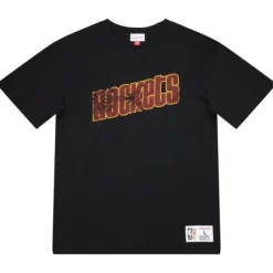 Men Mitchell & Ness T-Shirts & Tops-Legendary Slub S/S Tee Houston Rockets
