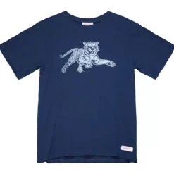 Men Mitchell & Ness T-Shirts & Tops-Legendary Slub S/S Tee Jackson State University