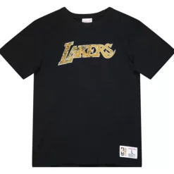 Men Mitchell & Ness T-Shirts & Tops-Legendary Slub S/S Tee Los Angeles Lakers