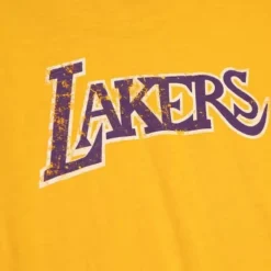 Men Mitchell & Ness T-Shirts & Tops-Legendary Slub S/S Tee Los Angeles Lakers