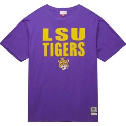 Men Mitchell & Ness T-Shirts & Tops-Legendary Slub S/S Tee Louisiana State University