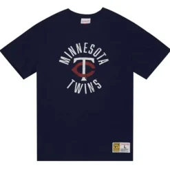 Men Mitchell & Ness T-Shirts & Tops-Legendary Slub S/S Tee Minnesota Twins
