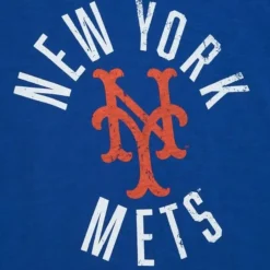 Men Mitchell & Ness T-Shirts & Tops-Legendary Slub S/S Tee New York Mets