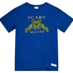 Men Mitchell & Ness T-Shirts & Tops-Legendary Slub S/S Tee North Carolina A&T University