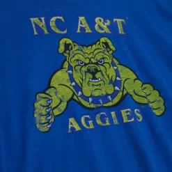 Men Mitchell & Ness T-Shirts & Tops-Legendary Slub S/S Tee North Carolina A&T University