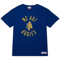 Men Mitchell & Ness T-Shirts & Tops-Legendary Slub S/S Tee North Carolina A&T University