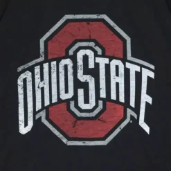 Men Mitchell & Ness T-Shirts & Tops-Legendary Slub S/S Tee Ohio State