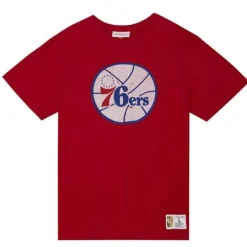 Men Mitchell & Ness T-Shirts & Tops-Legendary Slub Ss Tee Philadelphia 76Ers