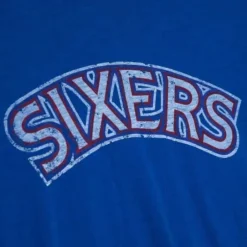 Men Mitchell & Ness T-Shirts & Tops-Legendary Slub S/S Tee Philadelphia 76Ers