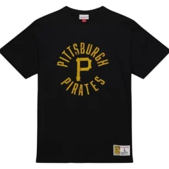 Men Mitchell & Ness T-Shirts & Tops-Legendary Slub S/S Tee Pittsburgh Pirates