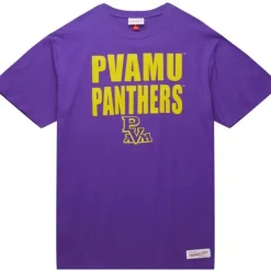 Men Mitchell & Ness T-Shirts & Tops-Legendary Slub S/S Tee Prairie View A&M University