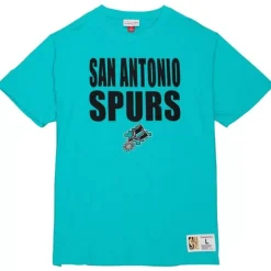 Men Mitchell & Ness T-Shirts & Tops-Legendary Slub S/S Tee San Antonio Spurs