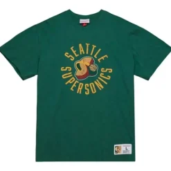 Men Mitchell & Ness T-Shirts & Tops-Legendary Slub S/S Tee Seattle Supersonics