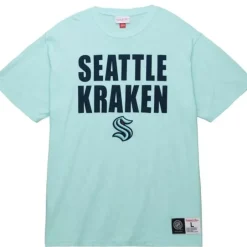 Men Mitchell & Ness T-Shirts & Tops-Legendary Slub Ss Tee Seattle Kraken