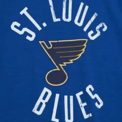 Men Mitchell & Ness T-Shirts & Tops-Legendary Slub S/S Tee St. Louis Blues