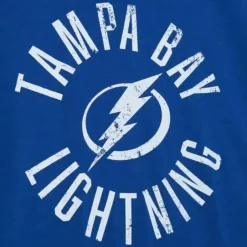 Men Mitchell & Ness T-Shirts & Tops-Legendary Slub S/S Tee Tampa Bay Lightning