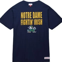 Men Mitchell & Ness T-Shirts & Tops-Legendary Slub Ss Tee University Of Notre Dame